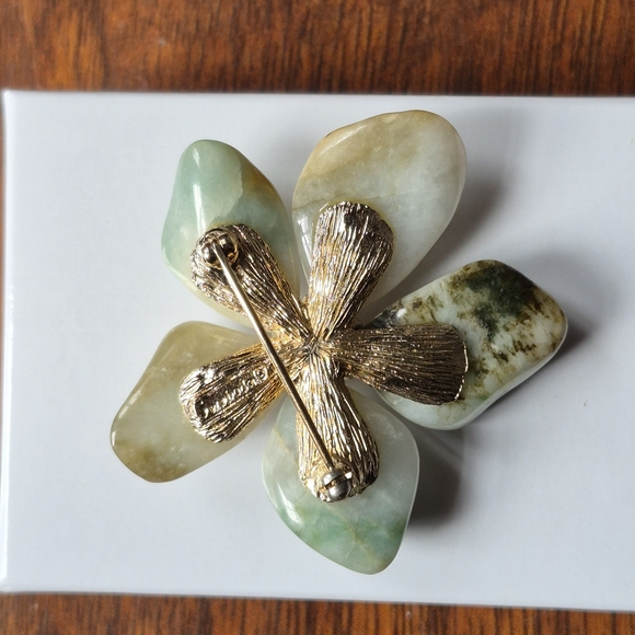 Vintage Swoboda Jade And Pearl Brooch - Picture 6 of 9